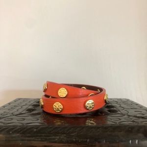 Tory Burch Orange Wrap Bracelet